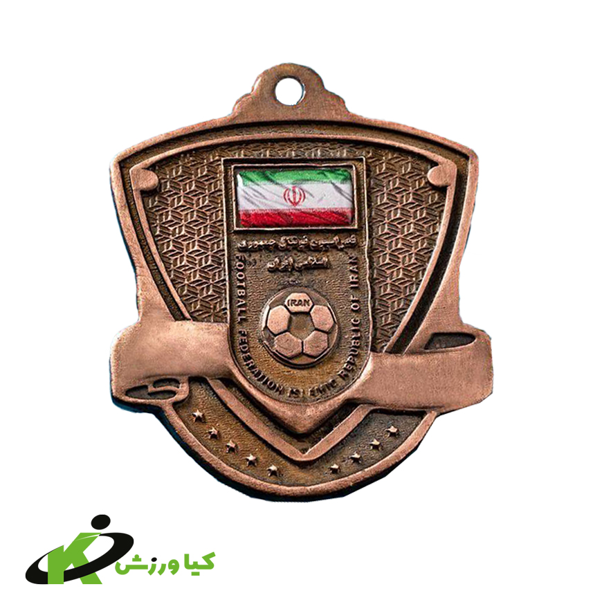 مدال فوتبال طرح نقشه ایران